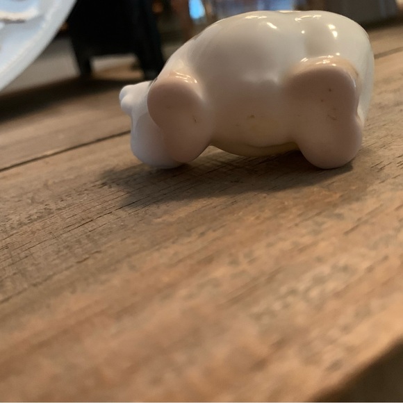 🌱Bone China White w/ Tan Spots Cow~farmhouse~trinkets~cottagecore~ Collectibles - Picture 7 of 9